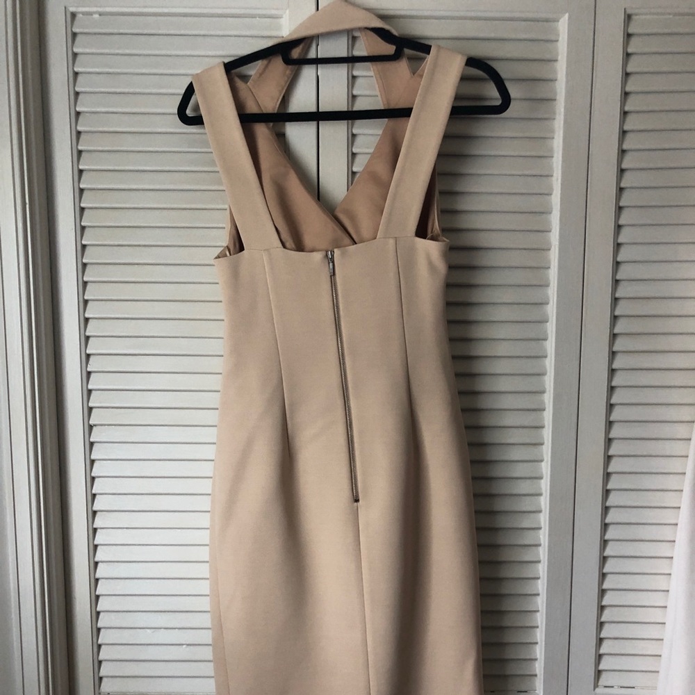Nicholas tan form fitting dress - Picture 2 of 4